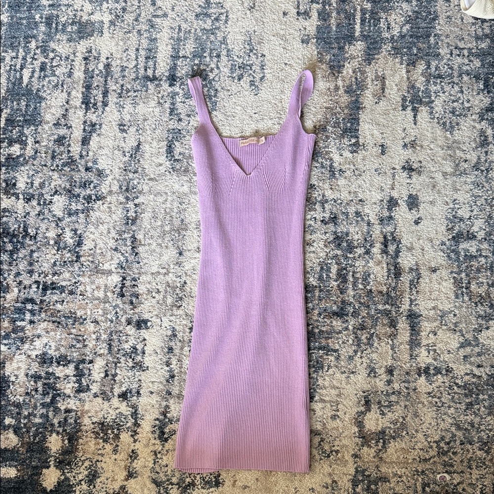 Lavender Midi Dress